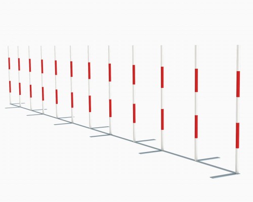 Slalom agility