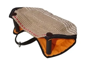 Gryzak/klin "Motylek" z grubej juty